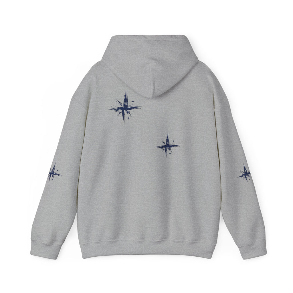 Birleeski Star Compass Hoodie – Nautical Graphic Pullover