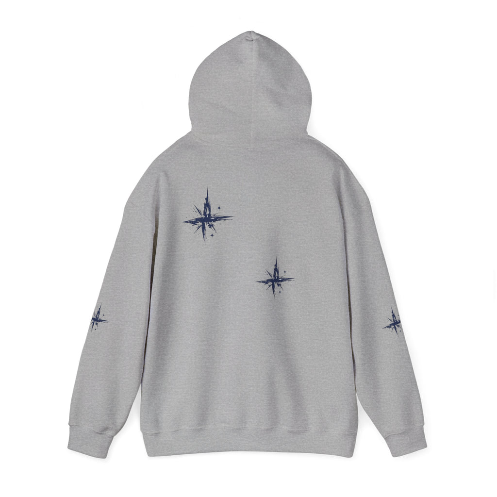 Birleeski Star Compass Hoodie – Nautical Graphic Pullover